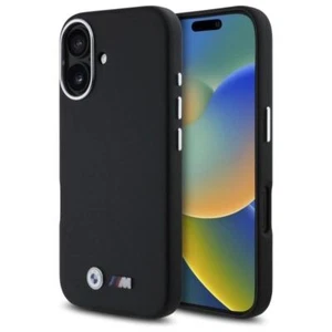 BMW M Smooth Full Wrapped Metal Case with MagSafe for iPhone 16 6.1" Black - Picture 1 of 8