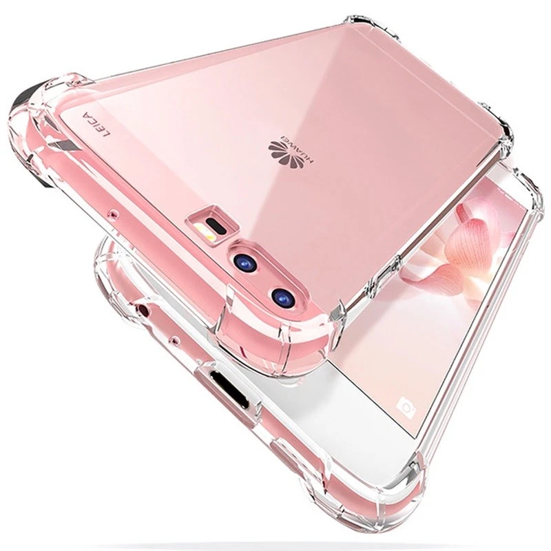 Gorilla Shockproof Crystal Clear Bump Case For Huawei P20 P30 PRO LITE P SMART - Image 1 of 4