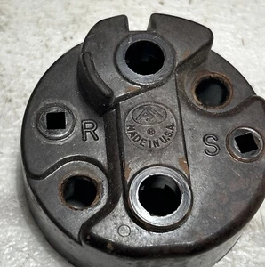 OEM 1967-69 Pontiac GTO Bakelite Starter Solenoid End Cap - Picture 1 of 13