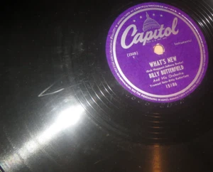 78RPM Capitol 15186 Billy Butterfield, What's New / Wild Oats, high-grade EX- - Imagen 1 de 2