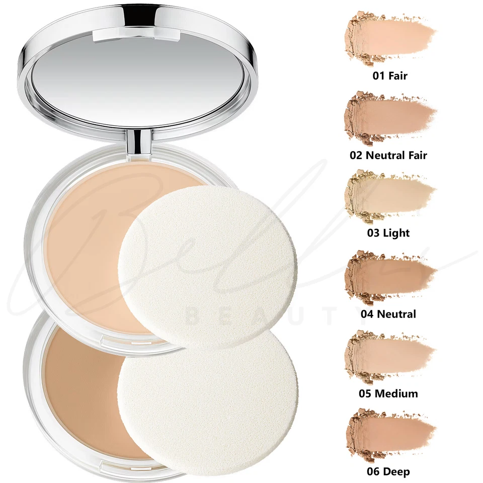 CLINIQUE Almost Sheer Coverage Matte Finish Powder Makeup SPF15 10g *CHOOSE* - Image 1 of 1