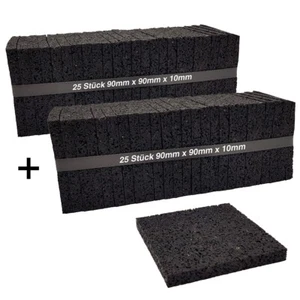 50 piezas almohadillas de terraza de 10 mm almohadillas de terraza gránulos de goma almohadillas de protección de construcción, almohadillas - Imagen 1 de 5