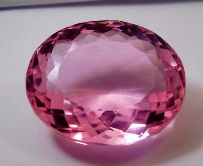 AAA+ Large Pink Kunzite 80.15 Ct. Oval Cut Loose Gemstone Gift for Women/Her - Image 1 of 4