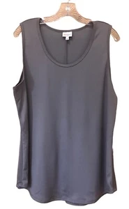 LuLaRoe Women’s Tank Top Blouse 3XL Light Gray Summer Cool Comfort Stretch NWT - Picture 1 of 10