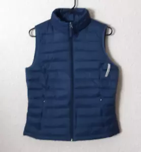 Amazon Essentials Womens Blue Water Resistant Puffer Vest Size Small New #1M412 - Picture 1 of 6