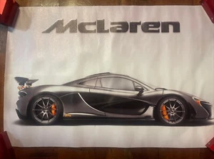Canvas Poster 23" x 16" McLaren Super Car - Picture 1 of 1