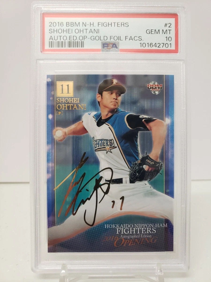 Shohei Ohtani Professional Sports Authenticator Baseball Trading