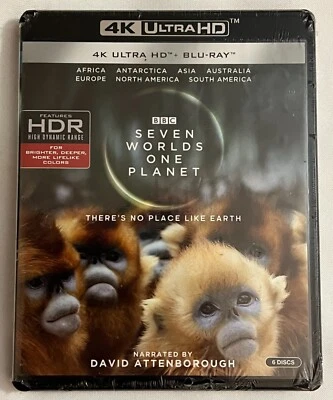 Seven Worlds, One Planet (4K Ultra HD + Blu-ray) New/Sealed Free US Shipping! - Image 1 of 2
