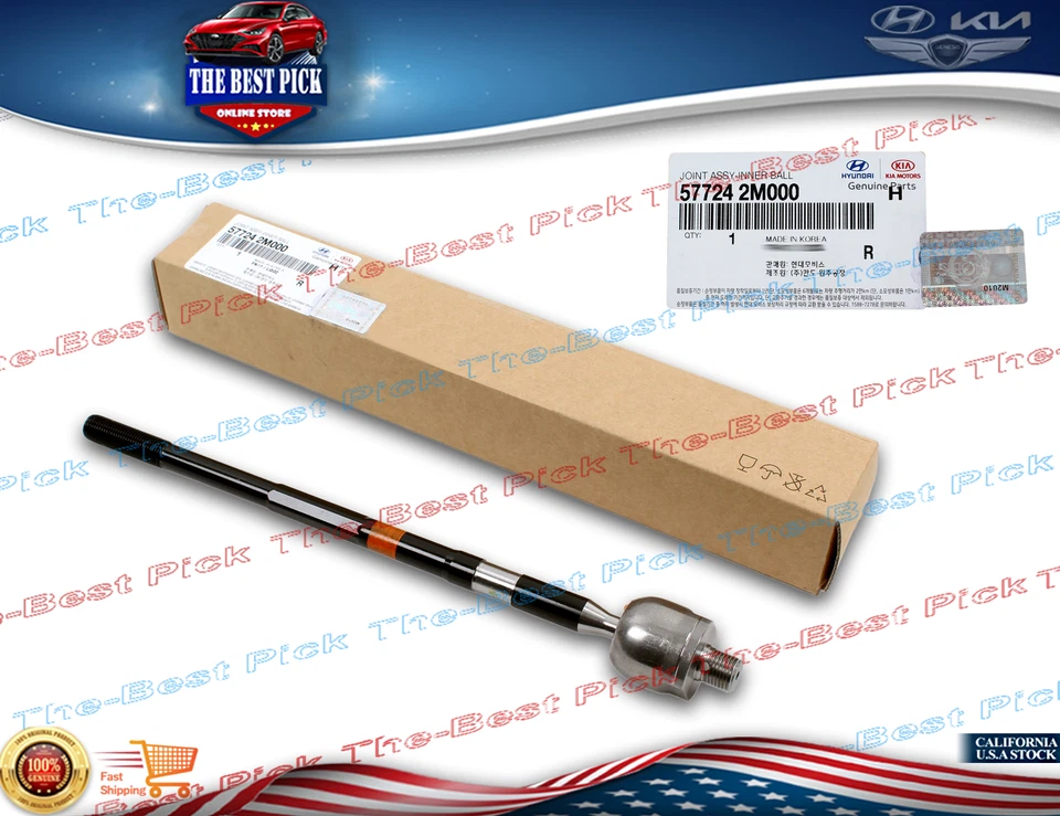 ⭐GENUINO⭐ Extremo de barra de amarre interior delantero para Hyundai Genesis 2010-2016 cupé 577242M000 Foto 1 de 1