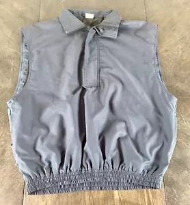 Roche 1/4 Zip Collered Golf Vest Navy Blue Men’s Size Medium M USA Made - Picture 1 of 9