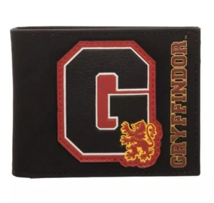 🔮 House Gryffindor Harry Potter HighSchool Style Bifold Wallet Hogwarts A1 - Picture 1 of 5