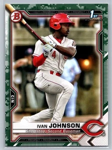 2021 Bowman #BP-149 Ivan Johnson Prospects Camo - Bild 1 von 2