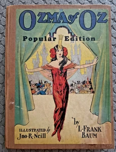 Vintage L FRANK BAUM Ozma of Oz Illustrated John R Neill Hardcover 1907 Y - Imagen 1 de 9