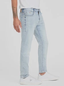 GUESS Herren Modern Skinny Jeans Denim Mid Rise Stretchig Hellblau 32 X 32 - Bild 1 von 7