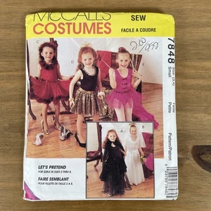 McCall's Sewing Pattern #7848 Size 3-4 Children's Girl Costumes UNCUT  - Picture 1 of 8