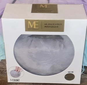 Modern Expressions Heated Foot Massager Soft Gray Corded - Picture 1 of 4