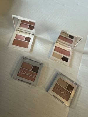 Lot Of 4 Clinique Eye Shadows(3) And 1 Blush (NEW) - Image 1 of 4