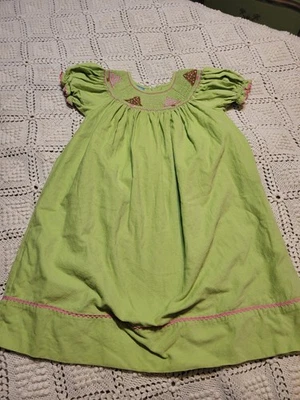 Vestido de Navidad Anavini calado a mano 4T Foto 1 de 4