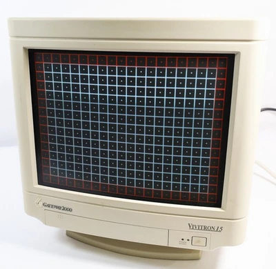 Gateway 2000 Sony CPD-15F23 CRT Monitor Retro Gaming Tested - Image 1 of 4