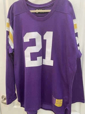 Camiseta deportiva de fútbol americano LSU #21 Tiedman & Formby vintage talla XXL 50-52 NUEVA SIN ETIQUETAS Foto 1 de 4