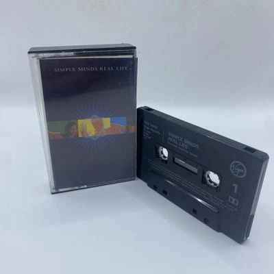 SIMPLE MINDS Real Life UK CASSETTE ALBUM Tape - Image 1 of 4