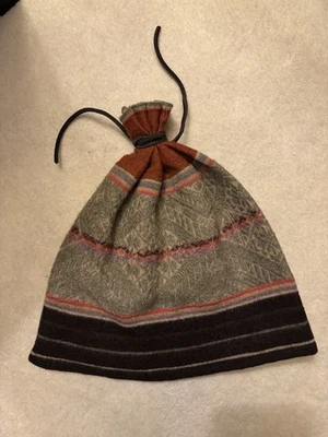 RLX Ralph Lauren 开放式上衣领带 Beanie 羊毛帽子男女通用均码 — 第 1/4 张图片