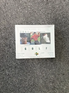 Golf 2001 Upper Deck Premiere Edition sellado de fábrica Hobby Box Tiger Rookie - Imagen 1 de 5
