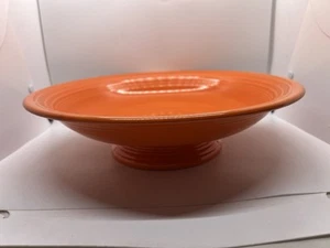 Original Red Vintage Fiesta Large Footed Comport - Picture 1 of 7