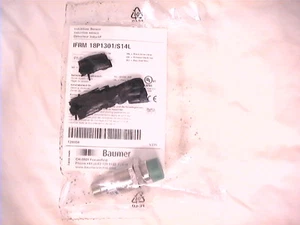 1 NEW BAUMER INDUCTIVE PROXIMITY SWITCH IFRM18P1301/S14L 18MM PNP - Picture 1 of 1