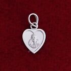 Heart Shape God Saibaba Locket in Pure 999 Sterling Silver in india Ompoojashop