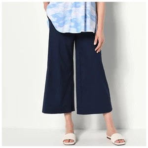 Studio Park x Kerstin Lindquist Regular Dockside Pants Navy Size Large *NEW* - Picture 1 of 1