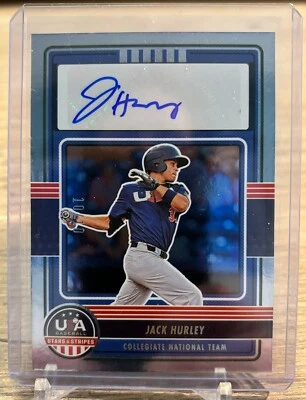 2023 Panini Stars & Stripes Jack Hurley RC Rookie Auto #'d 10/10 Diamondbacks - Image 1 of 2