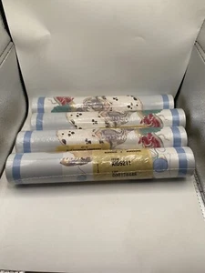 Lot 4 Warner Co. Vtg. Wallpaper Border Rolls Cats & Puppy Baby Nursery Kids Room - Picture 1 of 10