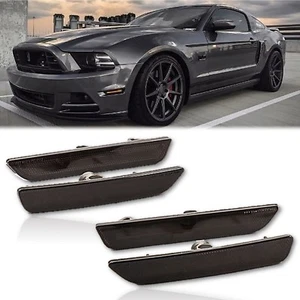 2010 - 2014 Ford Mustang Front Rear Side LED Smoked Marker Lights Diode Dynamics - Picture 1 of 9