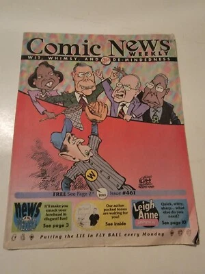 Vintage Comic News Weekly Magazine Politics Comics Funnies Comedy Bush 2003 - Image 1 of 3