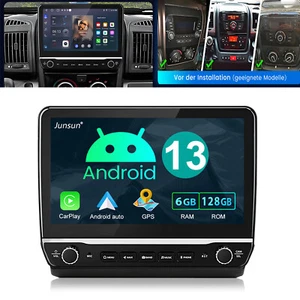 6GB+128GB Für Fiat Ducato 2006-2023 Android 13 Autoradio Navi Apple CarPlay WIFI - Bild 1 von 15