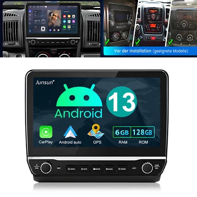 6GB+128GB Für Fiat Ducato 2006-2023 Android 13 Autoradio Navi Apple CarPlay WIFI - Bild 1 von 4