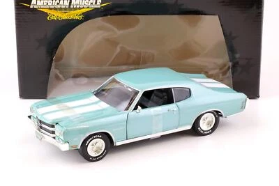 1:18 ERTL ELITE 1970 CHEVROLET MALIBU 350 COUPE Blu Metallizzato - Immagine 1 di 4