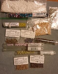 LARGE LOT LEFTOVER SUPERDUO BEADS-APPROX 189 GMS