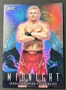 2024 Topps Midnight UFC SERGEI PAVLOVICH Refractor #49 - Picture 1 of 2