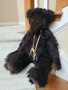 Patricia Nix 24" Jointed Teddy Bear Posable Head Arms and Legs Artist Signed! - Picture 1 of 12