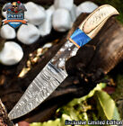 Csfif Forged Skinner Knife Twist Damascus Mixed Material Micrata Bolster Hunter