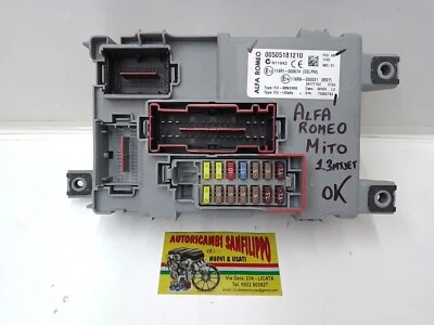 Centralina Porta fusibili Body Computer Alfa Romeo Mito 1300 MTJET OE 50518121 - Immagine 1 di 4