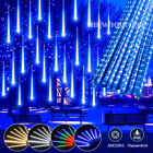 LED Meteorschauer Regen Lichter Eiszapfen Regentropfen Lichterkette Weihnachten