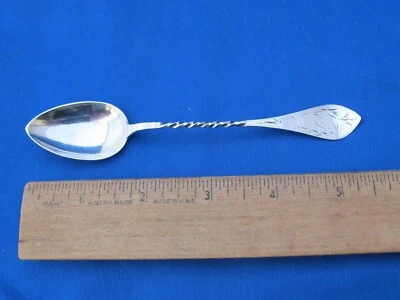 Buena CUCHARADITA ESCANDINAVA 830S SilverTwist grabada-marcada H-sin precio base Foto 1 de 4