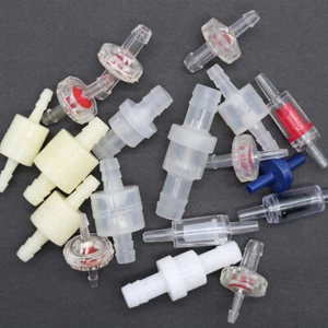 Plastic Check Valve One Way Non-return Valve Aquarium Water Air Liquid PVC Hose - Picture 1 of 30