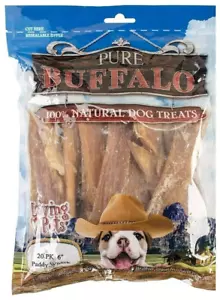 Loving Pets Pure Buffalo Backstrap Tendon Dog Treat - Picture 1 of 2