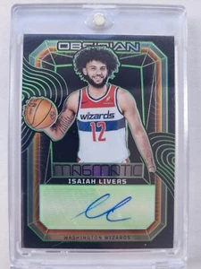 2023-24 Panini Obsidian - Magmatic Signatures Electric Etch Green #MS-LIV Isaiah - Picture 1 of 2