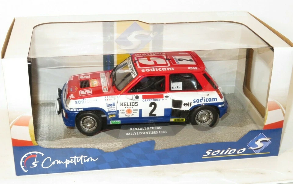 1/18 Renault 5 Turbo  Sodicam  Rallye d`Antibes - France 1983 #2 J.L.Therier - Image 1 of 2