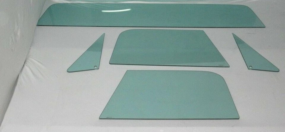 Ford Econoline Pickup Glass 1961 - 1967 5pc Glass Set Vent Door Flat Center Back - Image 1 of 1